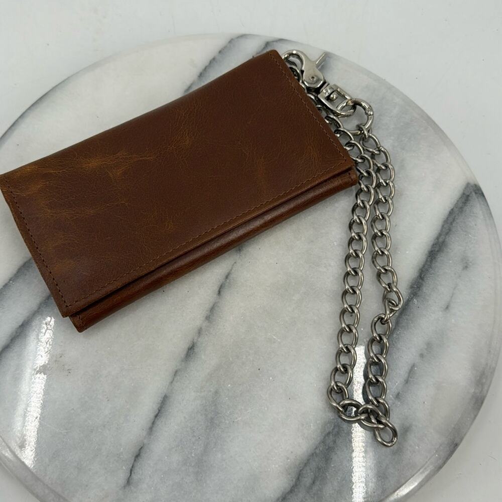 NWT Rawhyd leather chain wallet